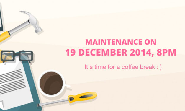 Maintenance on 19 December, 8pm